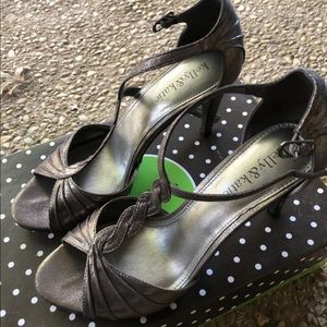 Gray dress heels